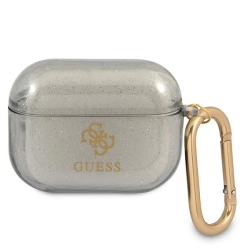 Guess GUAPUCG4GK AirPods Pro coverczarny/black Glitter Collection
