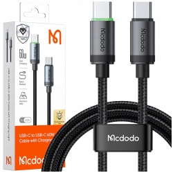 MCDODO KABEL USB-C SZYBKIE ŁADOWANIE DO SAMSUNG APPLE USB TYP C 3A 60W 1M