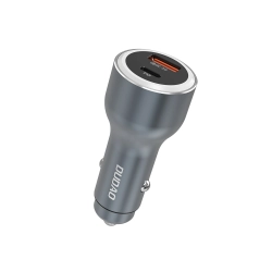 Ładowarka samochodowa Dudao R4Ultra 120W Power Delivery Quick Charge LED USB-A USB-C - szary Ładowarka samochodowa Dudao R4Ultra 120W Power Delivery Quick Charge LED USB-A USB-C - szary