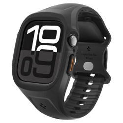 Pasek Spigen Liquid Air Pro na Apple Watch 46 mm - czarny mat