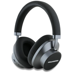 Słuchawki nauszne Karl Lagerfeld Saffiano Elongated Bluetooth ANC - czarne