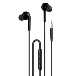 Słuchawki dokanałowe Dudao X3+ przewodowe minijack 3,5mm - czarne