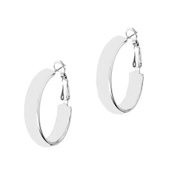 Kolczyki eleganckie półkoła do codziennego noszenia