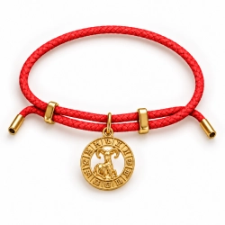 Regulowana bransoletka ze znakiem zodiaku Baran (B26/TAL/46/8AU)
