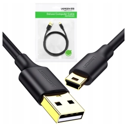 Kabel USB do Mini USB UGREEN US132, 0.5m (czarny)