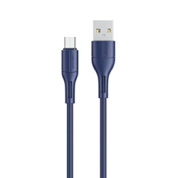 USAMS Kabel U68 microUSB 2A Fast Charge1m niebieski/blue SJ502USB03 (US-SJ502)