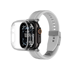 Etui ochronne AMAZINGTHING Minimal na Apple Watch UItra 3 49 mm - przezroczyste Etui ochronne AMAZINGTHING Minimal na Apple Watch UItra 3 49 mm - przezroczyste