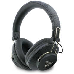 Słuchawki nauszne Guess Triangle Logo    Bluetooth ENC czarny