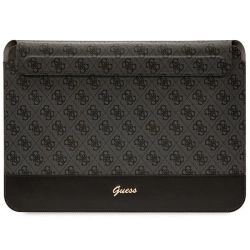 Guess Sleeve GUCS14PS4SGK 14 czarny/black 4G Stripe Metal Logo