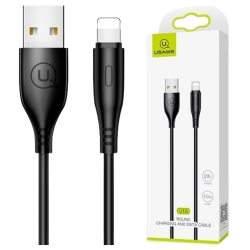 USAMS Kabel U18 lightning 2A Fast Charge1m czarny/black SJ266USB01 (US-SJ266)
