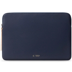 Torba Tech-Protect Fleece na laptopa 15-16 - granatowa