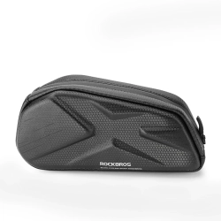 Torba rowerowa Rockbros usztywniana, na ramę, na rurę górną 1,4l - czarna