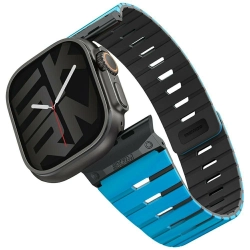 Pasek Skinarma Gemini do Apple Watch     49/46/45/44 mm niebieski