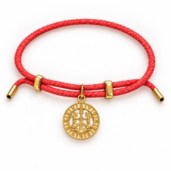 Regulowana bransoletka ze znakiem zodiaku Bliźnięta (B26/TAL/46/5AU)