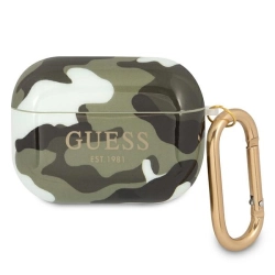 Guess GUAPUCAMA AirPods Pro coverzielony/khaki Camo Collection
