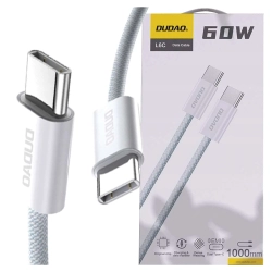 Kabel Dudao L6C USB-C - USB-C PD 30W 2m - jasnoniebieski