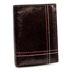 Portfel męski skórzany N20191-VTK-D BROWN Portfel męski skórzany N20191-VTK-D BROWN