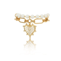 Bransoletka z sercem Bella, elegancka do stylizacji