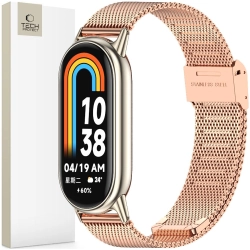 TECH-PROTECT MILANESEBAND XIAOMI SMART BAND 8 / 9 / NFC ROSE GOLD