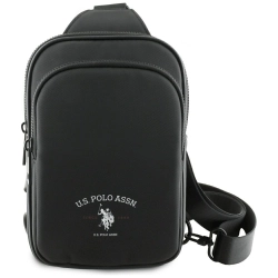 Torebka na telefon US Polo Petit Pique   Crossbody Arch czarny