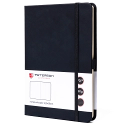Notes planer dziennik z gumką zakładką Peterson B6 elegancki twarda okładka