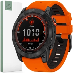 TECH-PROTECT ICONBAND PRO GARMIN FENIX 3 / 5X / 3HR / 5X PLUS / 6X / 6X PRO / 7X ORANGE/BLACK