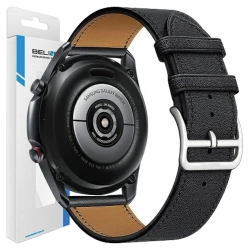 Beline pasek Watch 22mm HermesLeather czarny /black box