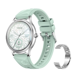 Smart Watch COLMI L28 (Srebrno-zielony + srebrny pasek stalowy) Smart Watch COLMI L28 (Srebrno-zielony + srebrny pasek stalowy)