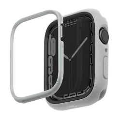 UNIQ etui Moduo Apple Watch Series 4/5/6/7/8/9/SE/SE2 40/41mm kredowy-szary/ chalk-stone grey