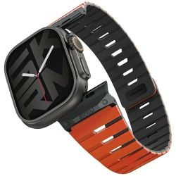 Pasek Skinarma Gemini do Apple Watch 49/46/45/44 mm pomarańczowy Pasek Skinarma Gemini do Apple Watch 49/46/45/44 mm pomarańczowy