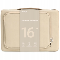 INNOSTYLE TORBA NA LAPTOPA 15 6 16 WODOODPORNA ETUI CASE OMNIPROTECT BEŻOWA