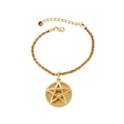 Bransoletka z pentagramem elegancka do stylizacji