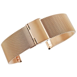 Bransoleta - Siatka Mesh Gold Rose 22JKIPRG 22 mm gr 2,0 mm