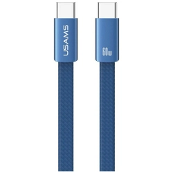 Kabel USAMS U96 60W USB-C do USB-C 1.2m  niebieski