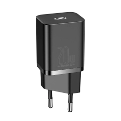 Ładowarka sieciowa Baseus Super Si Quick Charger 1C 20W (czarna) Ładowarka sieciowa Baseus Super Si Quick Charger 1C 20W (czarna)