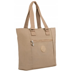 Nylonowy, pojemny shopper damski - Peterson