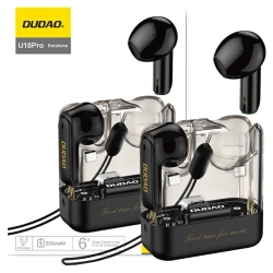 Bezprzewodowe słuchawki TWS Dudao U18Pro Bluetooth 5.3 - czarne