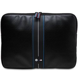 BMW Sleeve BMCS14COMSCAKL 14czarny/black Carbon Blue Stripes