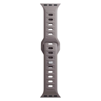 38/40/41/42 mm Taupe (small) - 3mk Silicone Watch Strap for Apple