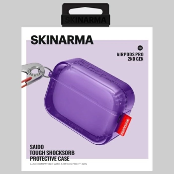 Etui Skinarma Saido do AirPods Pro 2     fioletowy