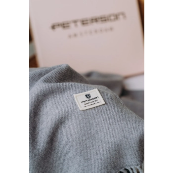 Dwustronny szalik damski Peterson® z frędzlami elegancki