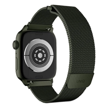 UNIQ pasek Dante Apple Watch Series1/2/3/4/5/6/7/8/9/SE/SE2 42/44/45mm Stainless Steel zielony/green