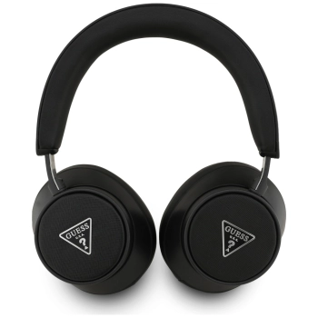 Słuchawki nauszne Guess Bluetooth ENC    Saffiano Triangle Logo czarny