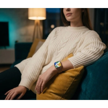 Smartwatch Gravity Różowy Pasek + Bransoleta GT43-4