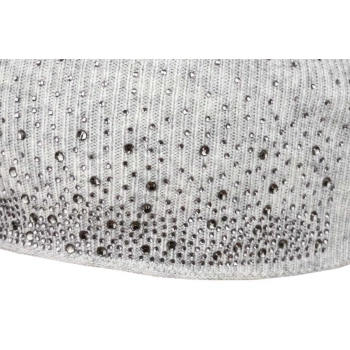 Czapka beanie PETERSON damska z efektownym wzorem ciepła