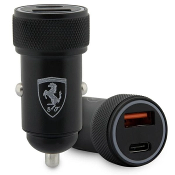 Ferrari ładowarka sam. FECCMENK PD-QC3.0 20W Fast Charge czarny/black