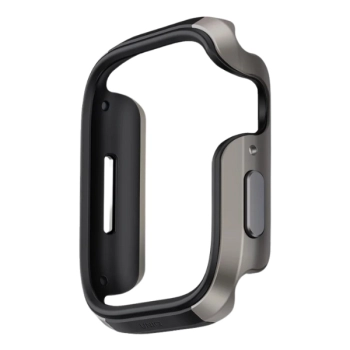 UNIQ etui Valencia Apple Watch Series    46mm srebrny/titanium silver