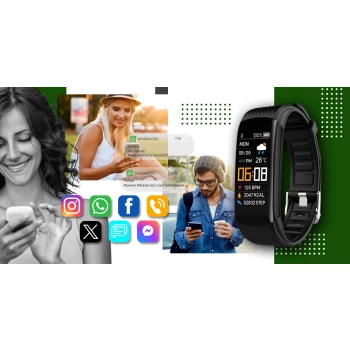 Smartwatch GIEWONT do codziennego noszenia z paskami