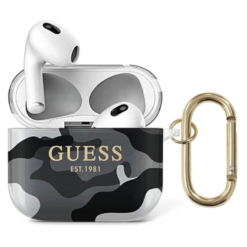 Guess GUA3UCAMG AirPods 3 coverczarny/black Camo Collection