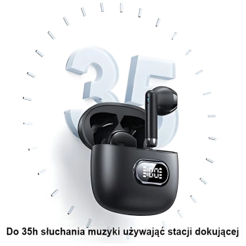 USAMS Słuchawki Bluetooth 5.3 TWS IA IIseries bezprzewodowe purpurowy/purple BHUIAII03 (USAMS-IAII15)